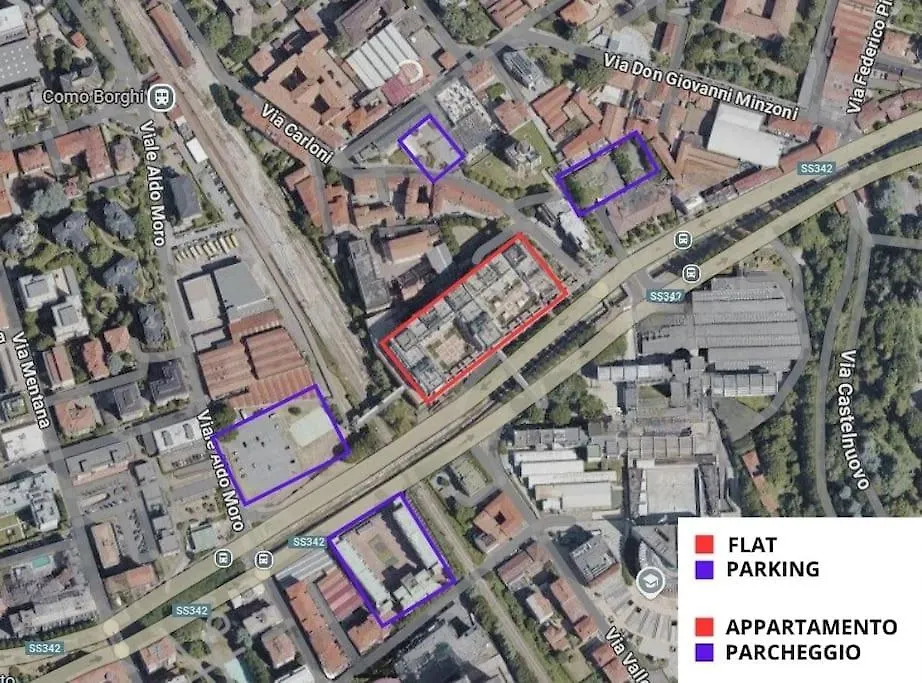Apartmán Residenza Elena Como Itálie